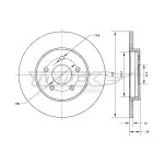 TOMEX Brakes Bremsscheibe